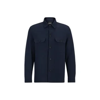 HUGO BOSS Jackets Men Dark Blue