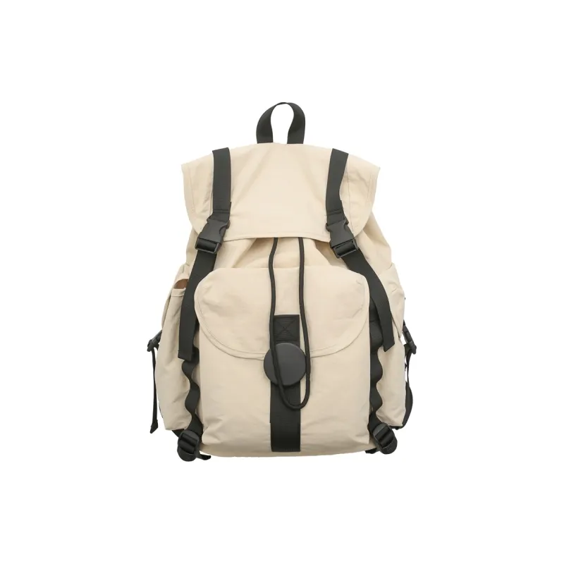 DCLOUD Nylon Backpack Unisex Orange/White/Black/Green/Light Gray-7