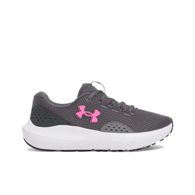 Under Armour Surge 4 Anti Slip Wear Resistant Low Top Casual Running Shoes Women's Gray-1