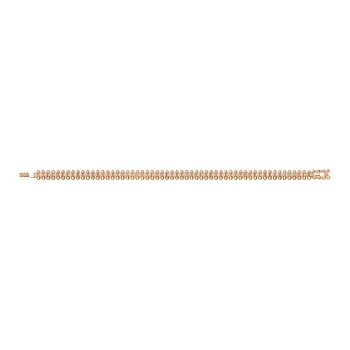 CARTIER Rose Gold With Diamond Necklaces Unisex