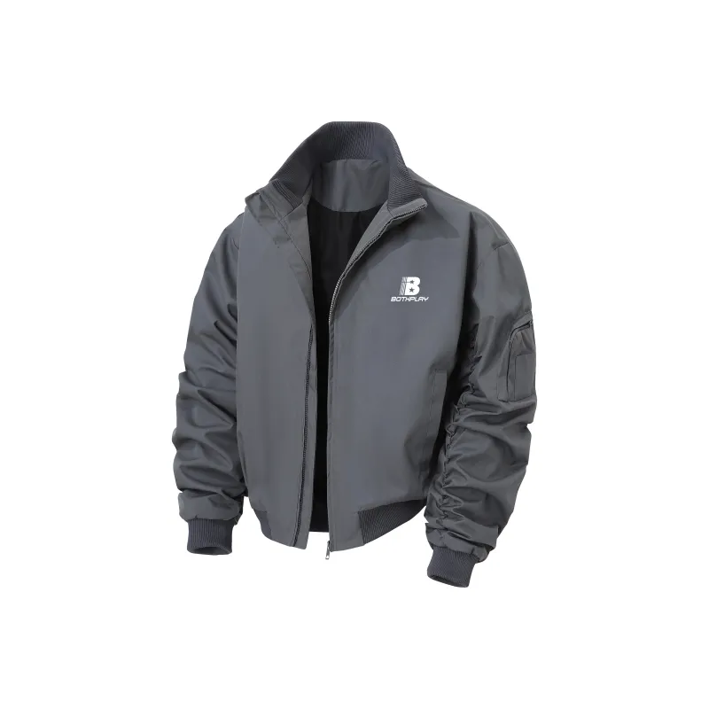BOTH PLAY Jackets Coats Unisex Black-5