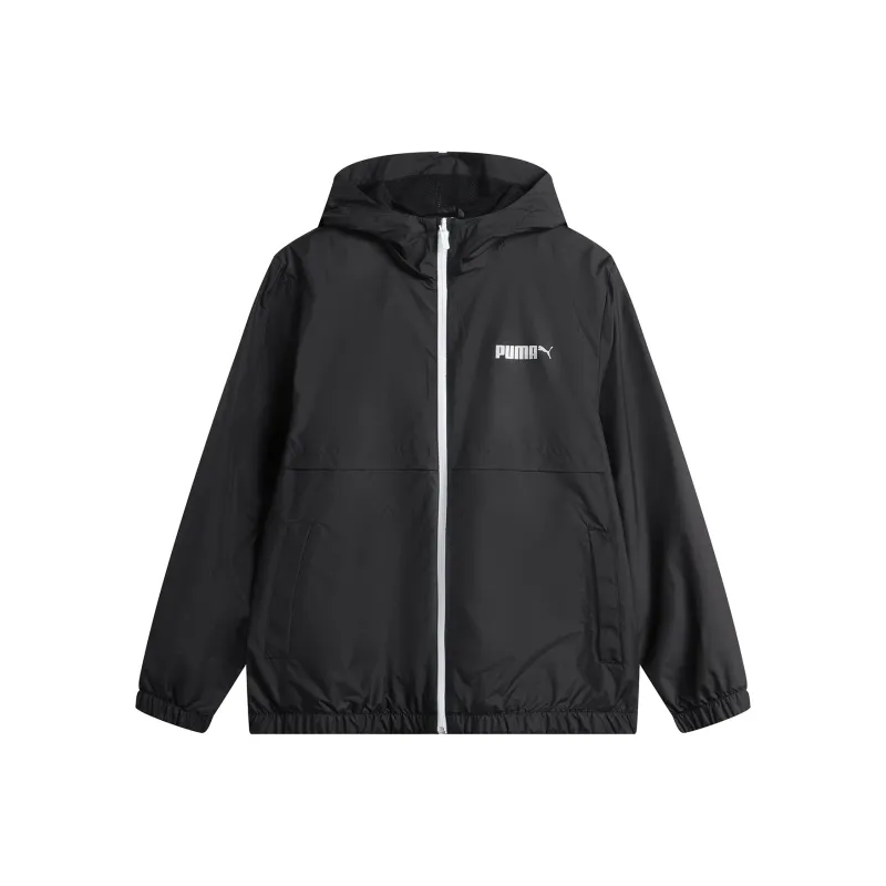 PUMA ESSWINDBREAKER Jackets Coats Unisex Black-0