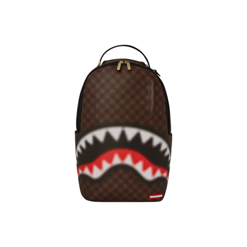 SPRAYGROUND Artificial Leather Backpack Unisex Brown-0