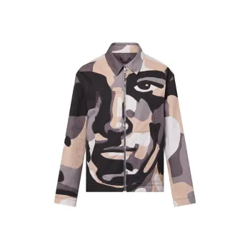 LOUIS VUITTON FW23 Denim Jacket Men's Multicolor