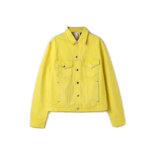 Helmut Lang Denim devants Men Yellow