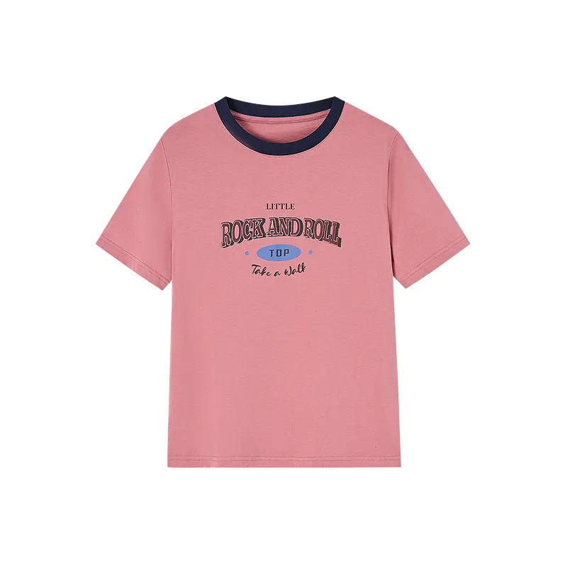 【dme】 T Shirt Women's Pastel Pink-0