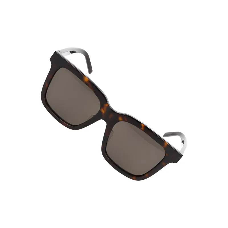 GIVENCHY Acetate Rectangular Sunglasses Women's Tortoiseshell-1