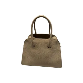 THE ROW Soft Margau Cow Leather Shoulder Bag, Crossbody Bag, Handbag Women's Dark Umber