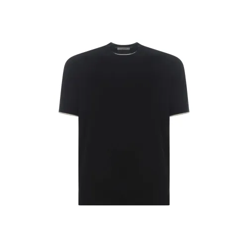 PAOLO PECORA MILANO Short Sleeved Knitted T Shirt