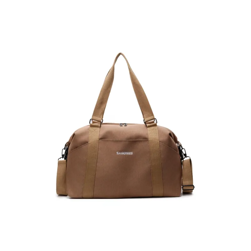 OUZIHUANG Oxford Travel Bag Unisex Green/Ecru/Orange/Gray/Khaki-20