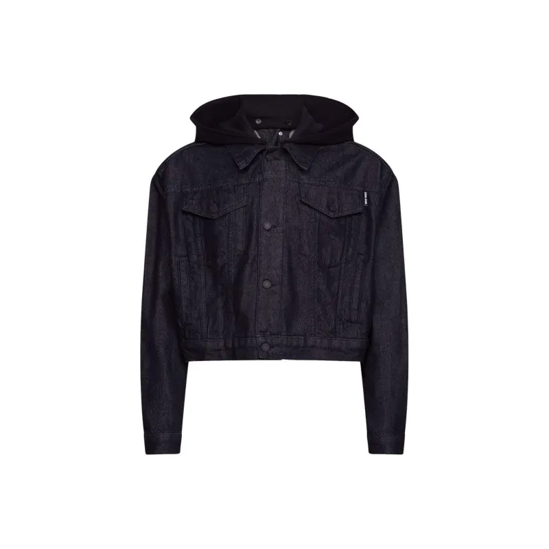 KARL LAGERFELD / Karl Lagerfeld Jeans Denim Jackets Men Black-0
