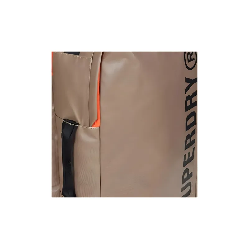 SUPERDRY Polyester Backpack Tubas Unisex Brown-4