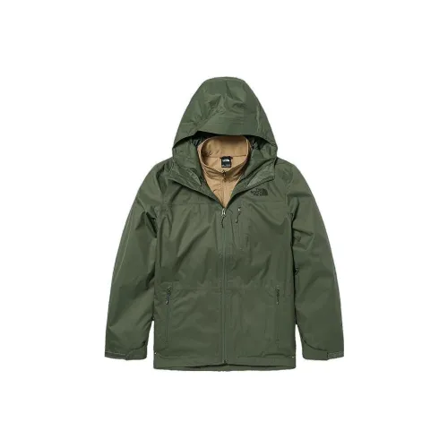 THE NORTH FACE City Outdoor Collection Waterproof And Windproof To Keep Warm Windbreaker Jacket Men's Green