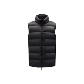 Moncler FW22 Vest Men's Charcoal Gray