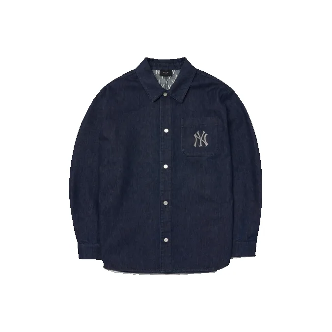 MLB Denim Jackets Men Blue-0