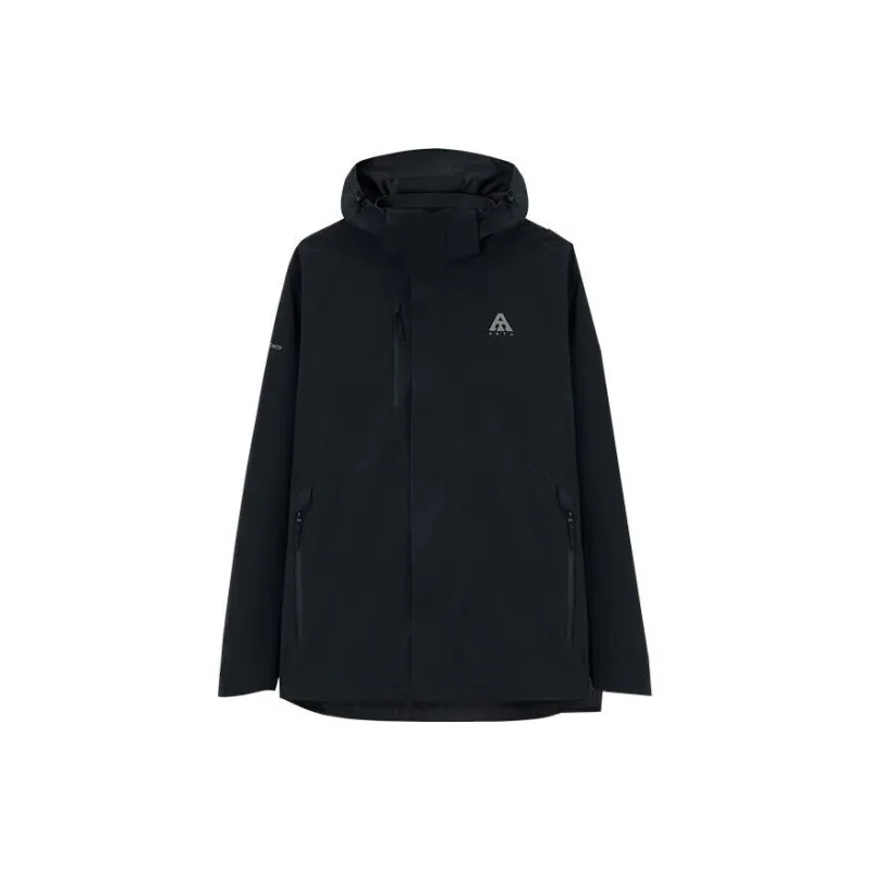 Anta Waterproof And Windproof Windbreaker Jacket Men's Basic Black-0