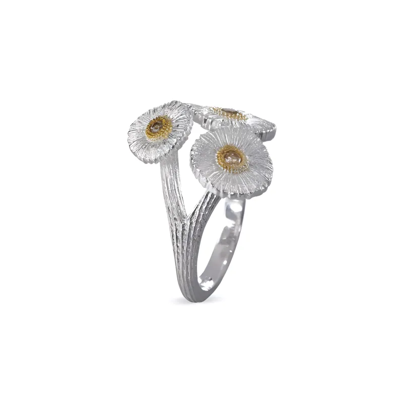BUCCELLATI BLOSSOMS Series Rings Women's Silver-1