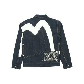 EVISU Denim Jacket Men's Dark Blue