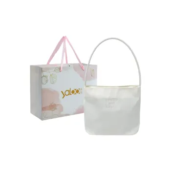 Yalu Nylon One Shoulder Handbag Unisex White/Black/Pink/Blue