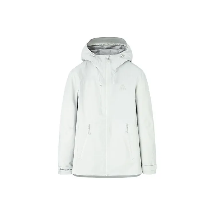 Anta Windproof Windbreaker Jacket Unisex Light Tidal Green-0