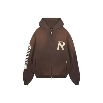 REPRESENT Logo tape Zip up Hoodie