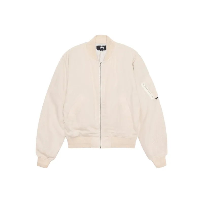 Stussy Linen Beach Bomber-0