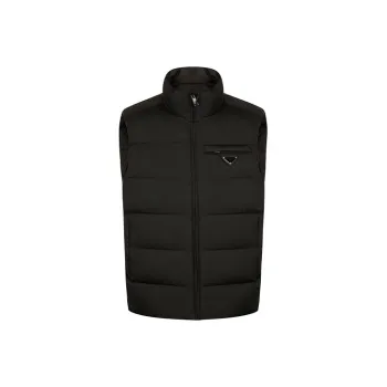PRADA Triangle Logo Padded Gilet