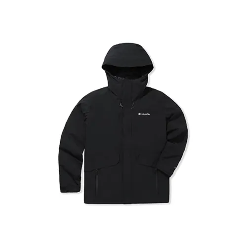 Columbia Waterproof, Windproof, Breathable, And Thermal Windbreaker Jacket Men's Black