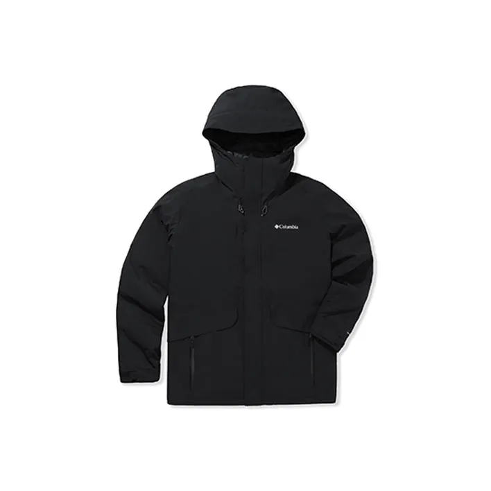 Columbia Waterproof, Windproof, Breathable, And Thermal Windbreaker Jacket Men's Black-0