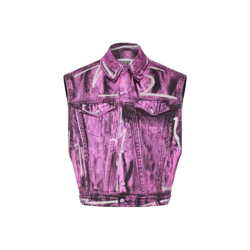 MOSCHINO Vests Men Pink-0
