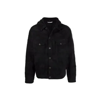 Valentino Denim Jackets Men Black
