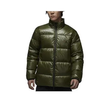 Jordan Down Jacket Men's Medium Olive Green/Black