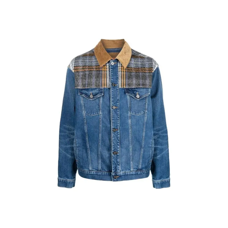 MISSONI Denim Jackets Men Blue-0