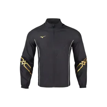 Mizuno Jackets Coats Men's Black & Gold
