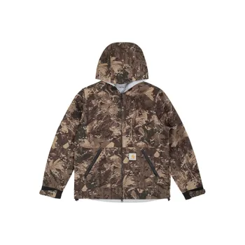Carhartt WIP Windbreaker Jackets Unisex Green Tree Camouflage