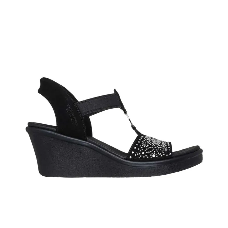 Skechers Rumble On One Strap Sandals Women's Black-1