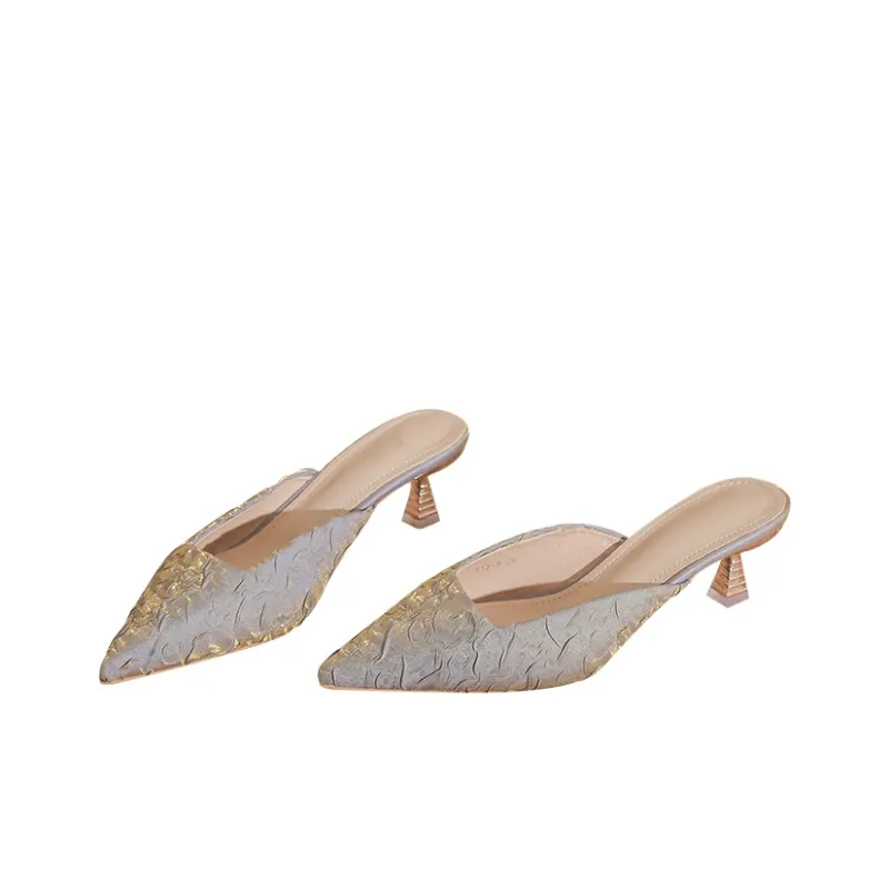 MCKP Rubber Sole Slip Resistant Closed Toe Slippers Women's-6