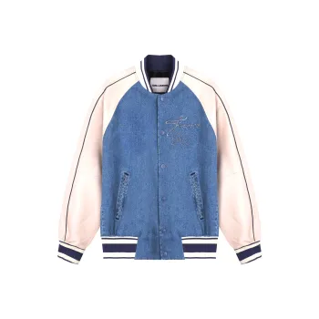 KARL LAGERFELD Jackets Coats Unisex Denim Blue