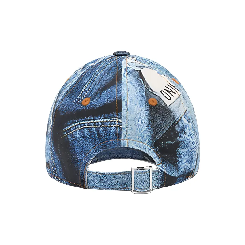 MOSCHINO Cotton Baseball Caps Women's Denim Blue-2