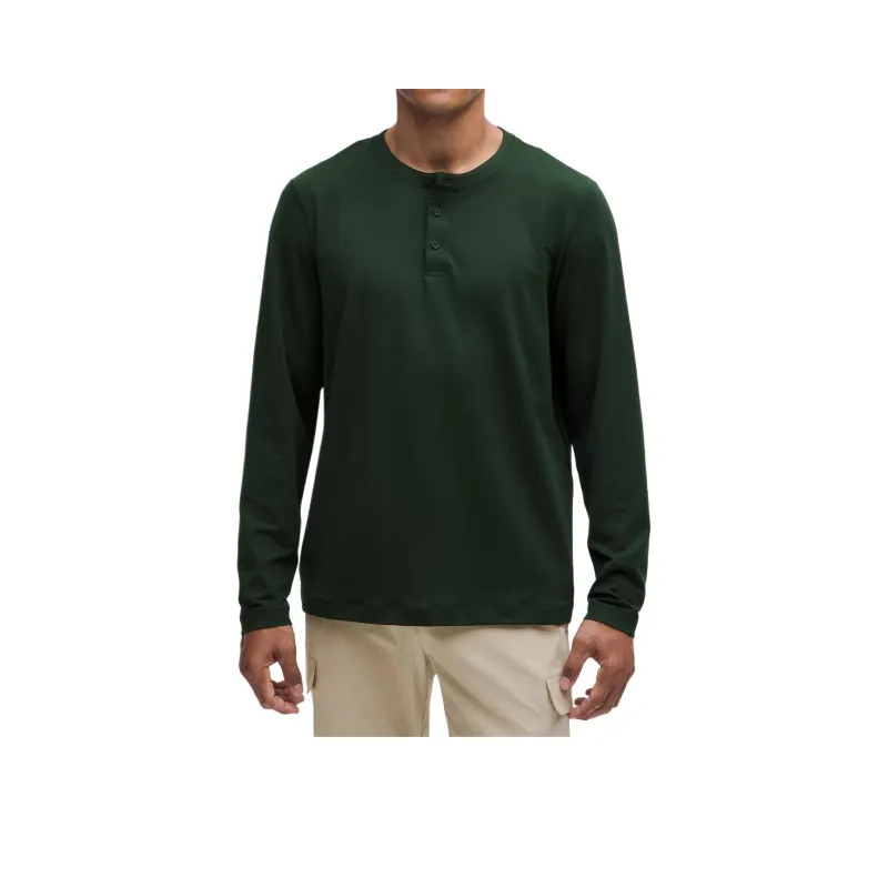 Lululemon Soft JerseyLong Sleeve Henley Knitwear Men's-6