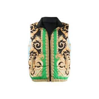 VERSACE Vests Men Black