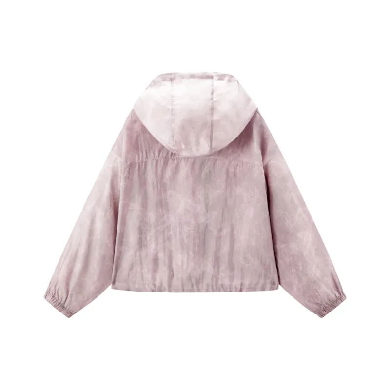 PEACEBIRD Cropped Coat Women's Ballet Pink-1