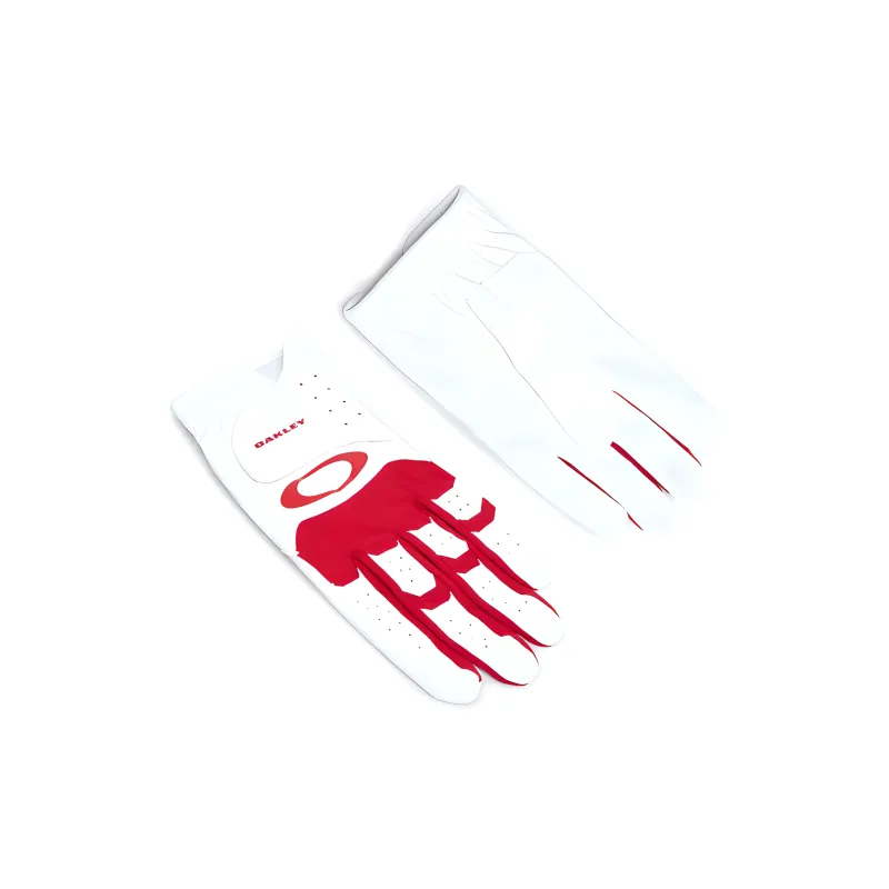 Oakley Fabric Golf Glove Men's Red-0