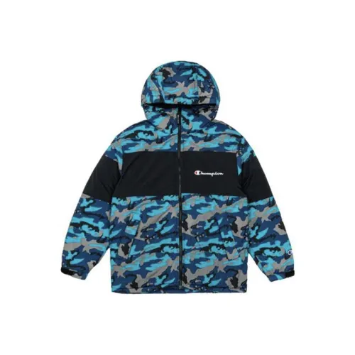 Champion Down Jackets Men Blue Multicolor