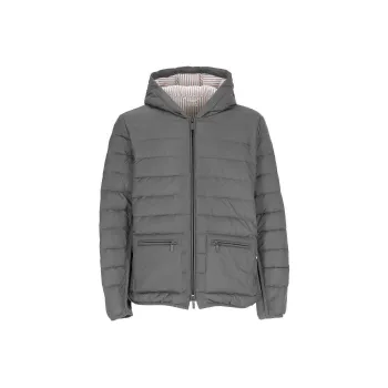 THOM BROWNE Zip front Padded Jacket