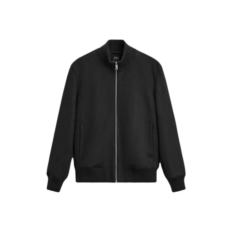 ZARA Jackets Men Black-0