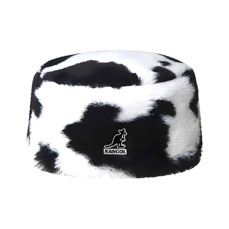 KANGOL Faux Fur Hats & Caps Unisex Black And White Spots-0