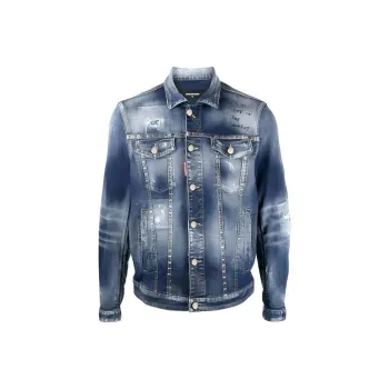 DSQUARED 2 Distressed Denim Jacket