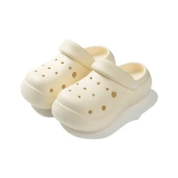 LATE TIME Clogs Solid Color Women's Summer, Breathable Classic And Versatile, Slippers