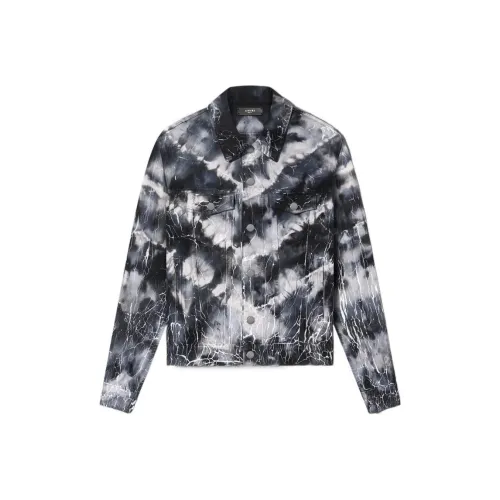 AMIRI Cracked Tie Dye Trucker